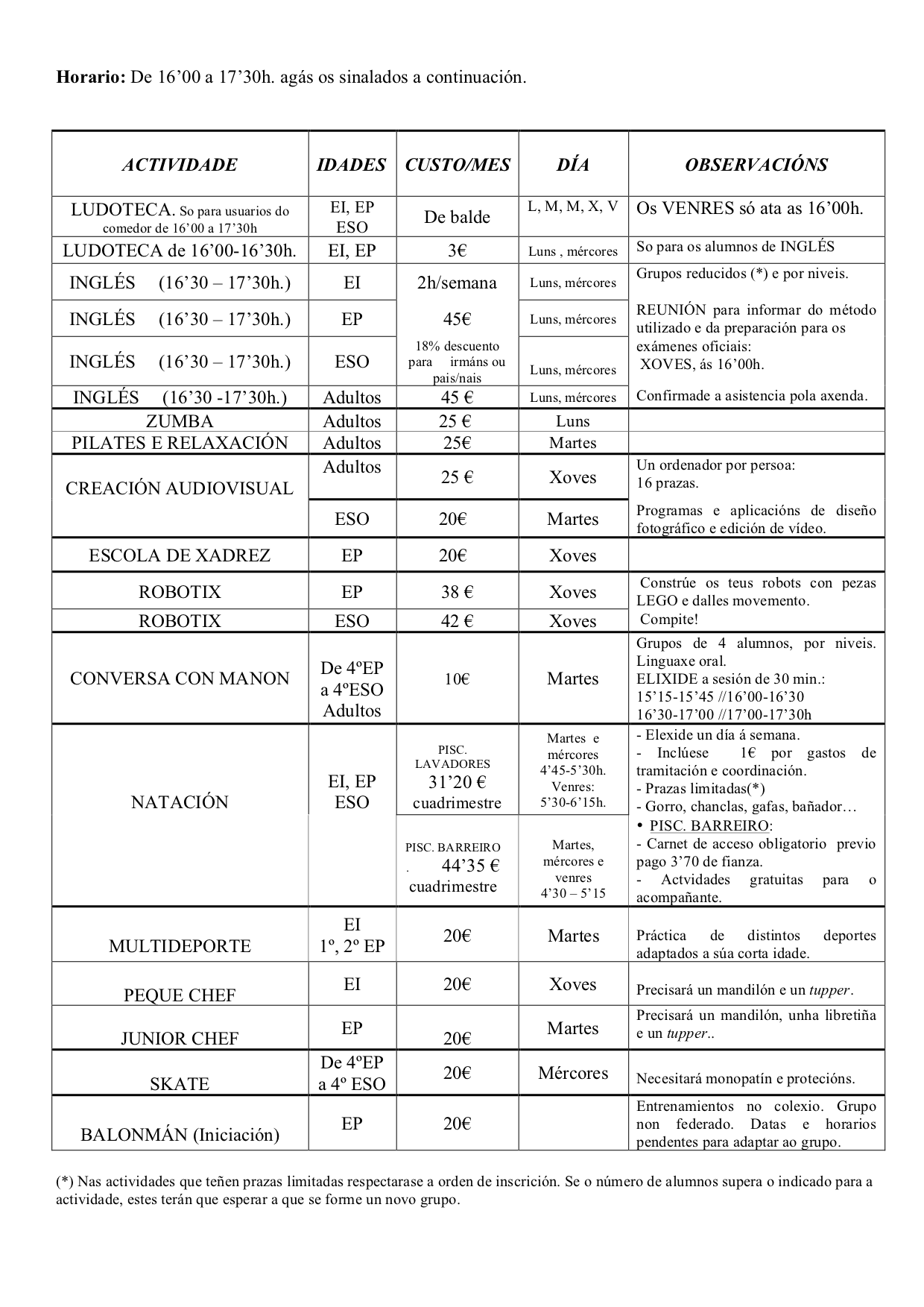 act ext